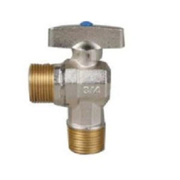 Højre vinkel kugleventil 1/2"